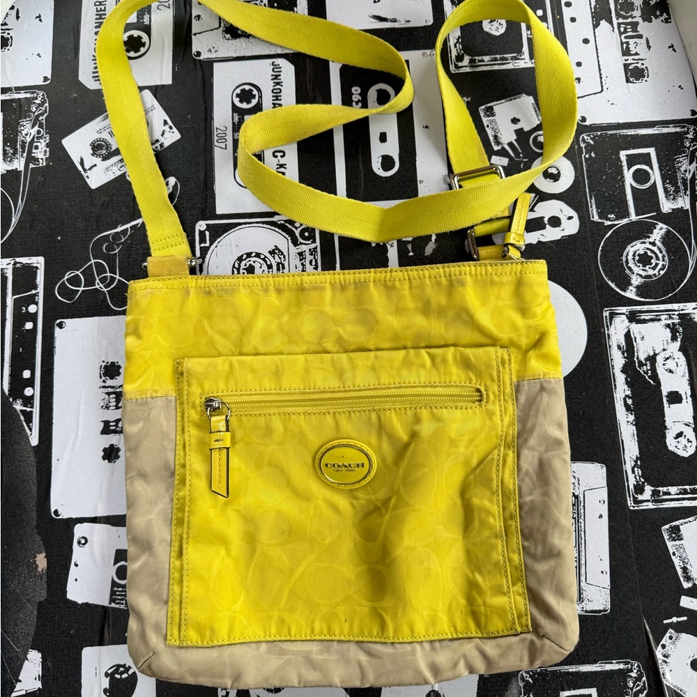 Coach Signature Nylon File Bag - Picture 10 of 10